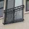 custom forged fake balcony rail with powder coat finish